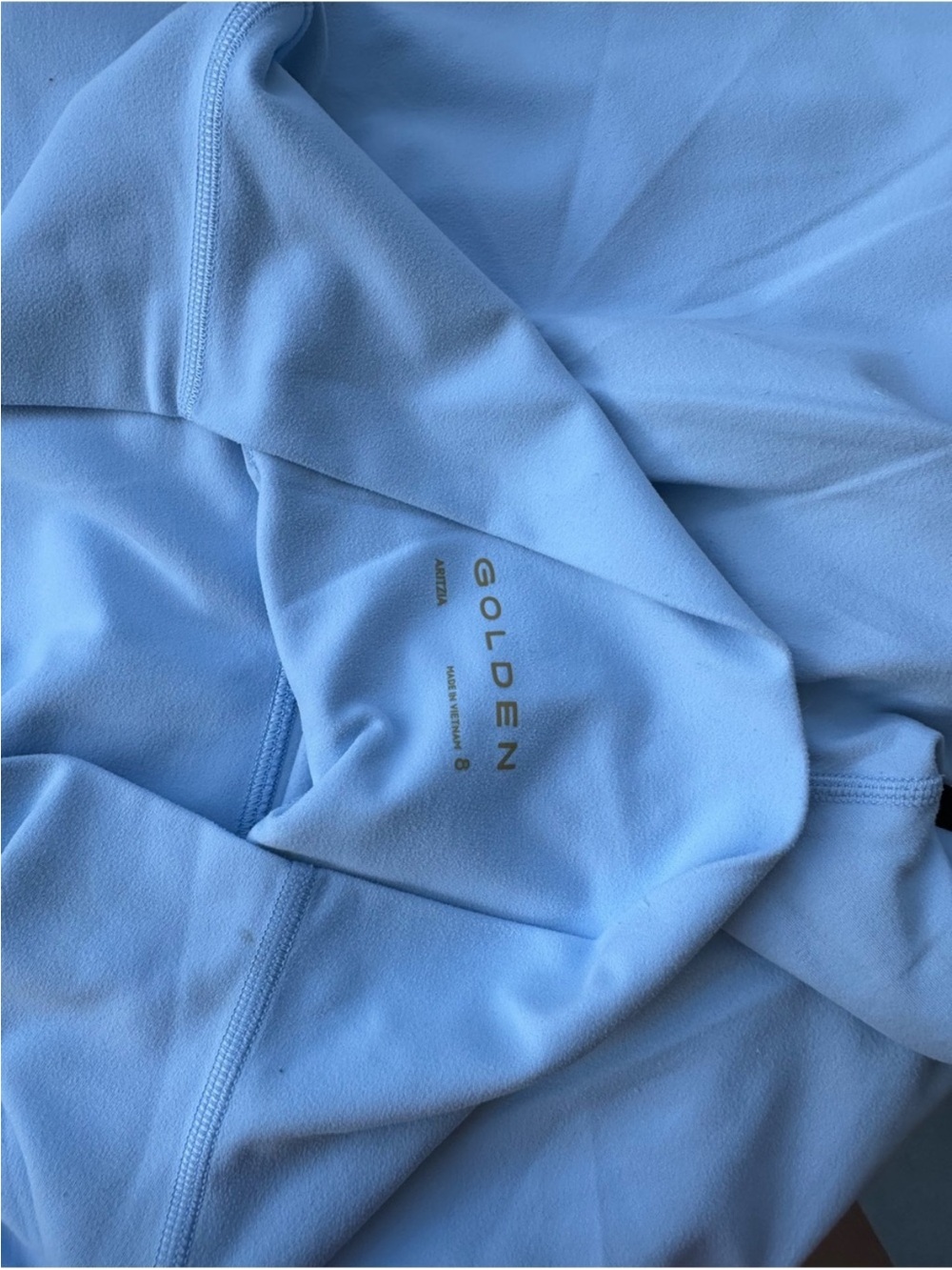 Aritzia Light Blue Women's Zip Jacket and Leggings Set - Picture 6 of 9